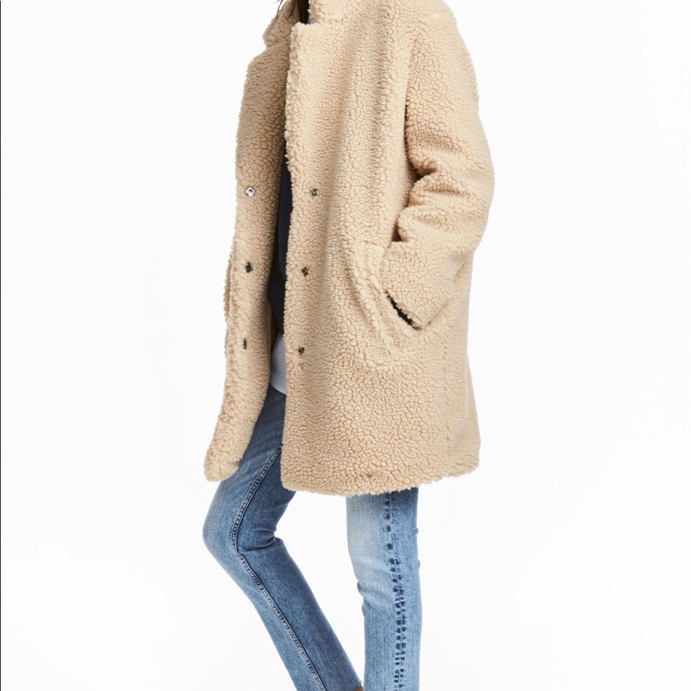 H&M Pile Coat / Teddy Coat